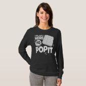 T-shirt Pop It Fidget Jeu Jeu Drôle Stress Bubble 1 (Devant entier)