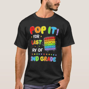 T-shirt Pop It Fidget Pour La Dernière Journée De L'École 