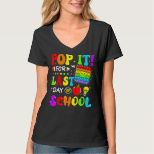 T-shirt Pop It For Dernier Day Of School Fidget Enfants Ét