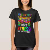 T-shirt Pop It Game Controller Test Day Rock The Test (Devant)