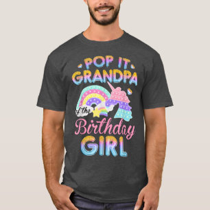 T-shirt Pop It Grand-père de la fête des Anniversaires d'a