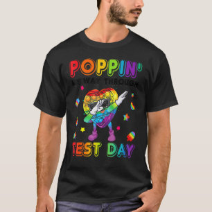 T-shirt Pop It Heart Shape Dabbing "Poppin' My Way Through