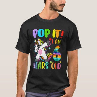 T-shirt Pop It J'Ai 6 Ans