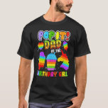 T-shirt Pop It Papa of the Birthday Girl Fidget Kids Match<br><div class="desc">Pop It Papa of the Birthday Girl Fidget Kids Matching Family.</div>