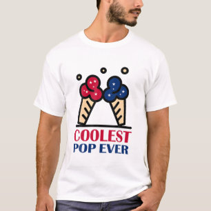 T-shirt Pop le plus frais jamais glace crème Amérique 4 ju