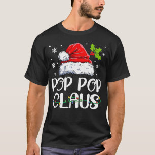 T-shirt Pop Pop Claus Père Noël Funny Christmas Pyjama Mat