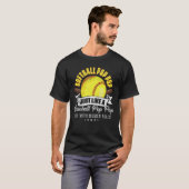 T-shirt Pop Pop De Softball Comme Pop Pop De Baseball Avec (Devant entier)