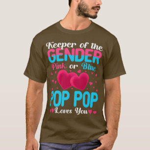 T-shirt Pop Pop Rose Ou Bleu Vous Aime Garder Genre Revea