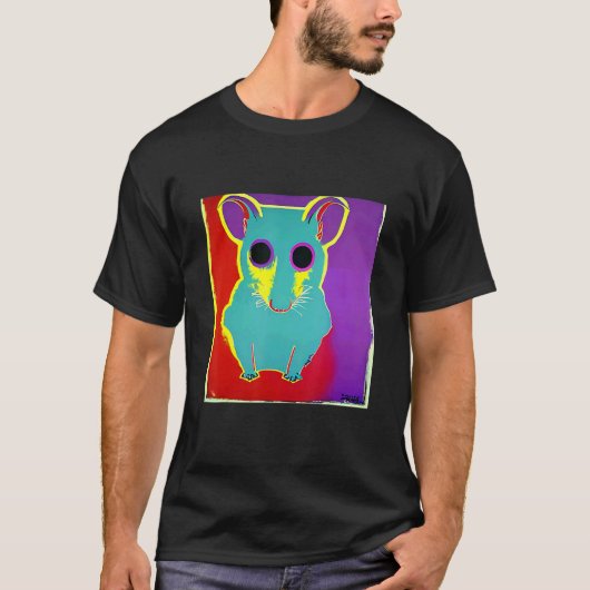 T-shirt Pop Possum Fun Mignonne Trendy Pour Hommes Femmes  (Devant)