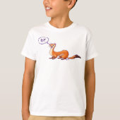 T-shirt POP PREND LE WEASEL par Jeff Willis Art (Devant)