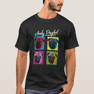 T-shirt Pop Puggle Carlin Chien Propriétaire Artiste Chien