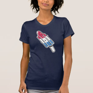 T-shirt pop roquette rétro