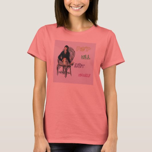 T-shirt Pop se mange (Devant)