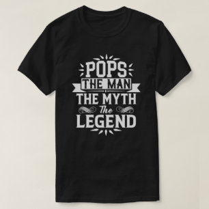 T-shirt Pop The Man The Myth The Legend Fête des pères
