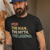 T-shirt Pop The Man The Myth The Legend Retro Pops Papa