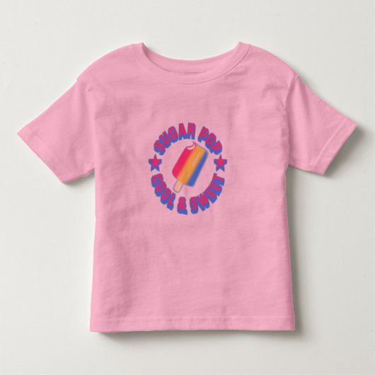 T-shirt Pop Toddler sucre (Devant)