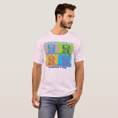 T-shirt POPART Goldens (Devant entier)