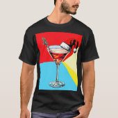 T-shirt PopArt Santa Martini (Devant)