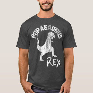 T-shirt Popasaurus Re mignonne Dinosaur Drôle Fête des pèr