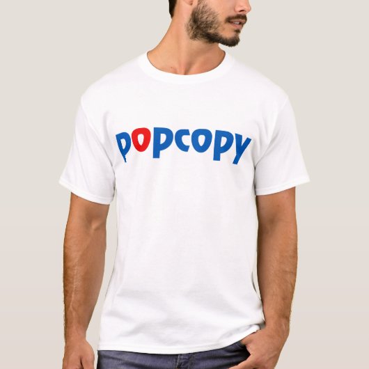 T-shirt popcopy (Devant)