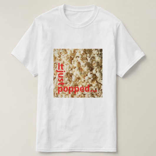 T-shirt Popcorn (Design devant)