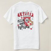 T-shirt Popcorn avec le monde (Design dos)