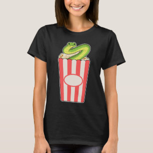 T-shirt Popcorn de serpent