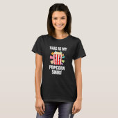T-shirt Popcorn Dit Manger Du Popcorn (Devant entier)