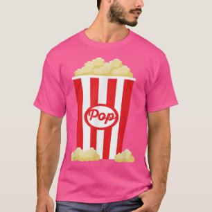 T-shirt Popcorn Drôle Dernière Minute Costume d'Halloween