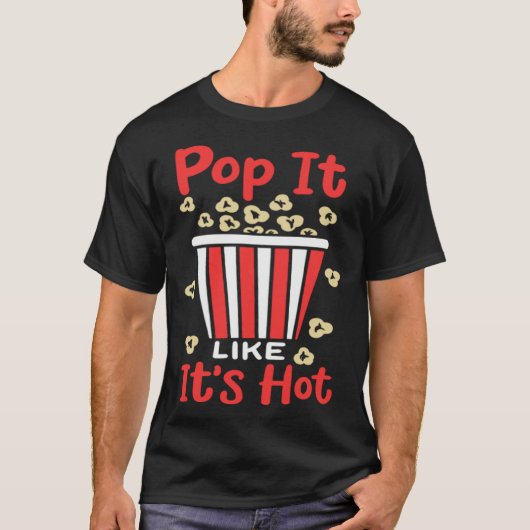 T-shirt Popcorn Popcorn Maker Popcorn Seller (Devant)