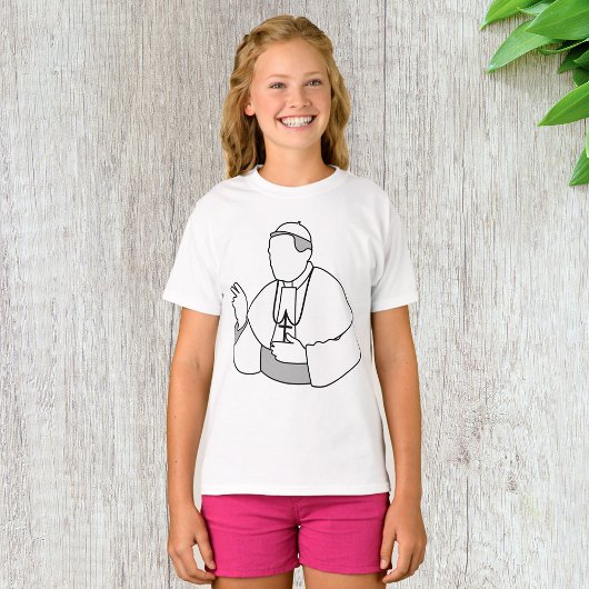 T-shirt Pope Girls