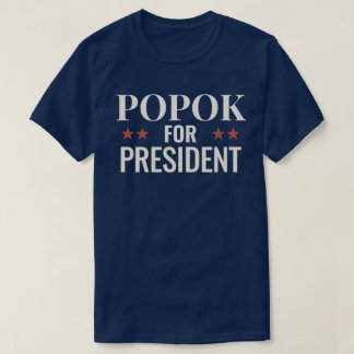 T-shirt Popok pour Président ★ Soutenu par la Campagne Cro