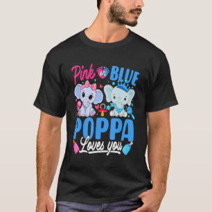 T-shirt Poppa Rose Ou Bleu Vous Aime Genre Révéler Elephan