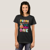 T-shirt Poppi De Sweet One Donut Thème 1er Anniversaire Fa (Devant entier)