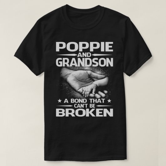 T-shirt POPPIE et GRANDSON une obligation qui ne peut pas (Design devant)