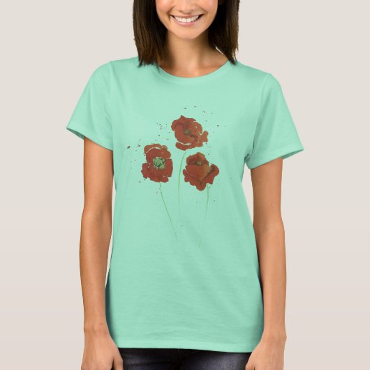 T-shirt Poppies (Devant)