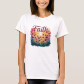 T-Shirt Poppies en geloof (Voorkant)