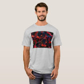 T-shirt Poppies noires (Devant entier)