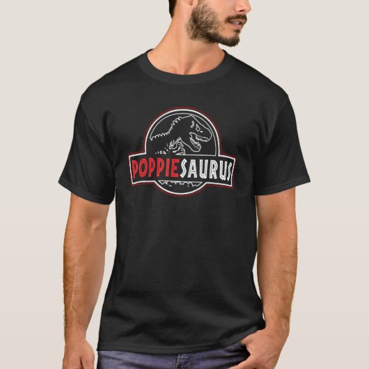 T-shirt Poppiesaurus Rex Dinosaur Poppie Saurus Famille Ma (Devant)