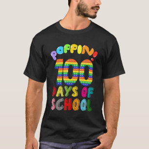 T-shirt Poppin 100 Jours De L'École Joyeux 100E Jour De L'
