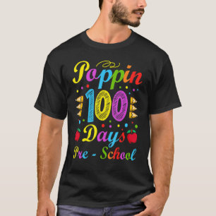 T-shirt Poppin 100 Jours Maternelle École maternelle École