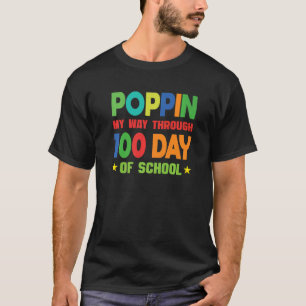 T-shirt Poppin My Way À travers 100 jours d'école