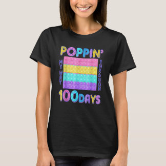 T-shirt Poppin My Way Through 100 Days 100th Day of School