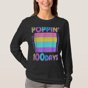 T-shirt Poppin My Way Through 100 Days 100th Day of School