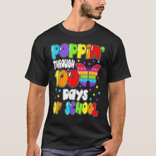 T-shirt Poppin Trough 100 Jours De Fièvre Papillon À L'Éco (Devant)