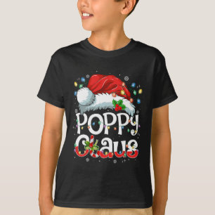 T-shirt Poppy Claus Xmas Père Noël Correspondre Famille No