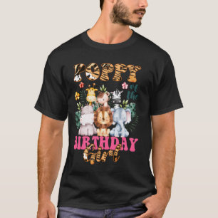 T-shirt Poppy de la fête d'anniversaire Thème Zoo Animal P