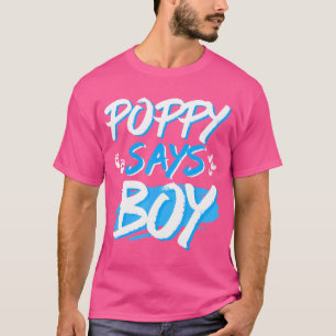 T-shirt Poppy dit Garçon Genre Révéler jolie partie Baby s