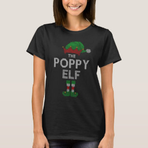 T-shirt Poppy Elf laide de Noël Sweater Xmas Family Match