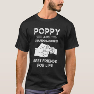 T-shirt Poppy Et Petite-Fille Meilleurs Amis Pour La Vie M